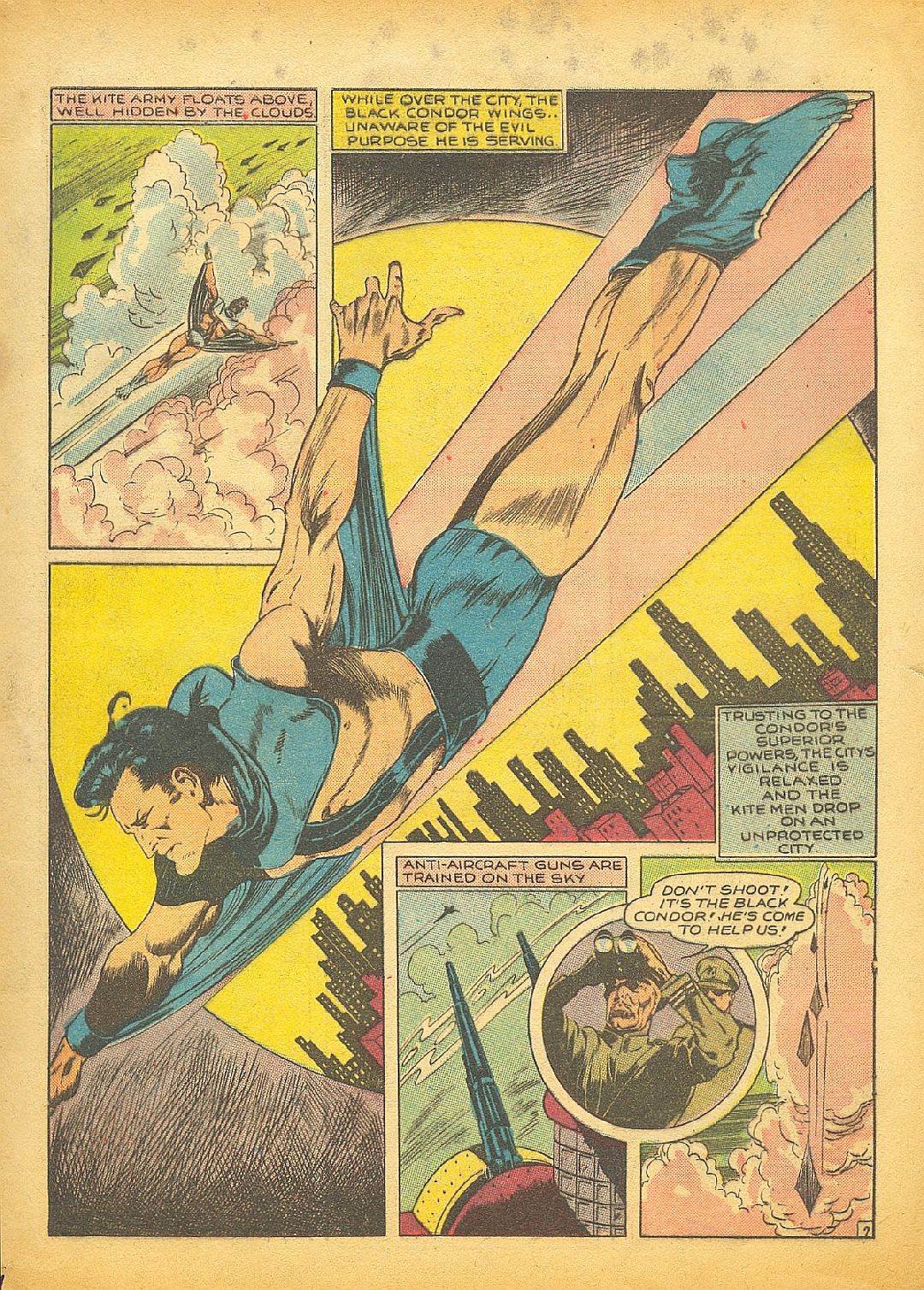 Crack Comics #6 (Quality Comics), page 9. Public domain (US).
