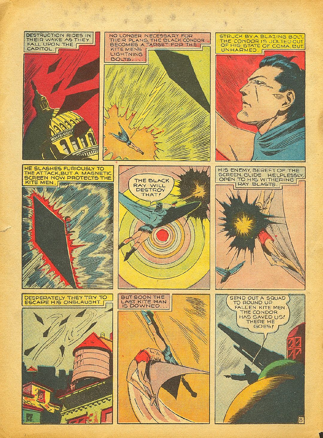 Crack Comics #6 (Quality Comics), page 10. Public domain (US).