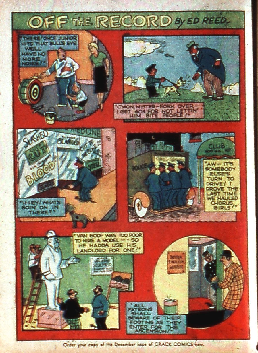 Crack Comics #7 (Quality Comics), page 14. Public domain (US).