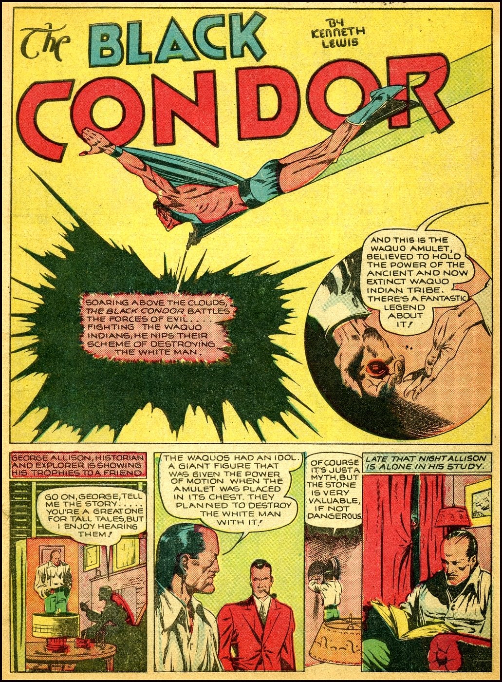 Crack Comics #7 (Quality Comics), page 3. Public domain (US).