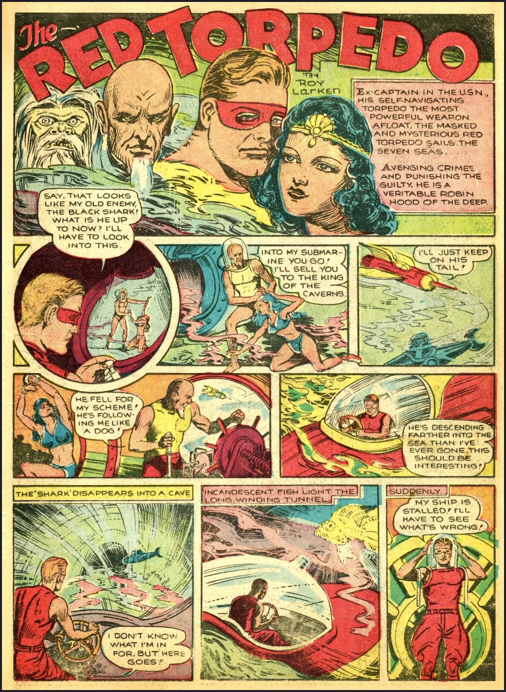 Crack Comics #7 (Quality Comics), page 25. Public domain (US).