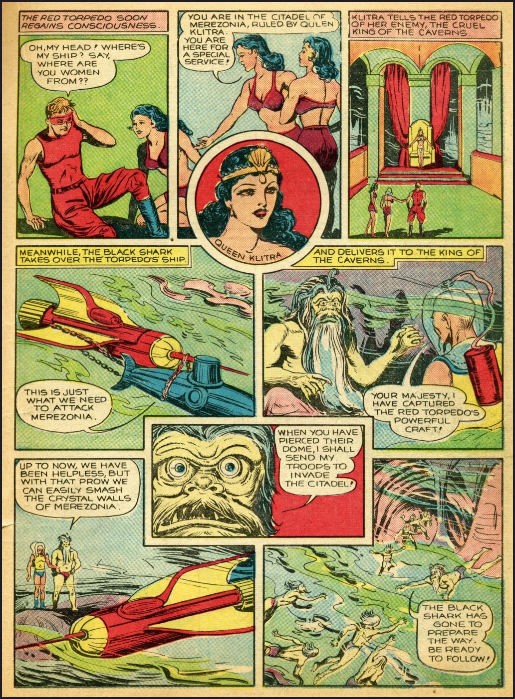 Crack Comics #7 (Quality Comics), page 27. Public domain (US).