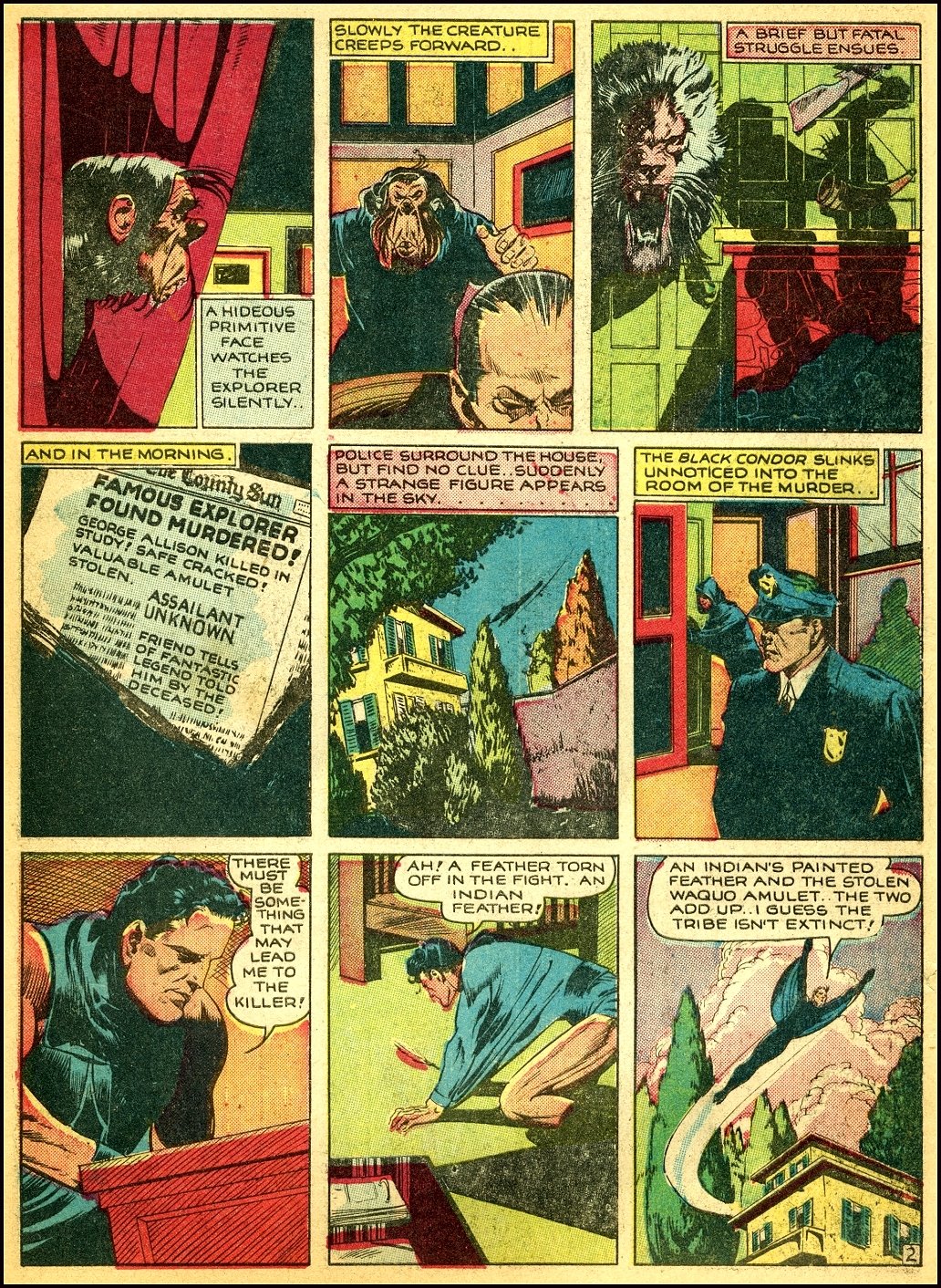 Crack Comics #7 (Quality Comics), page 4. Public domain (US).