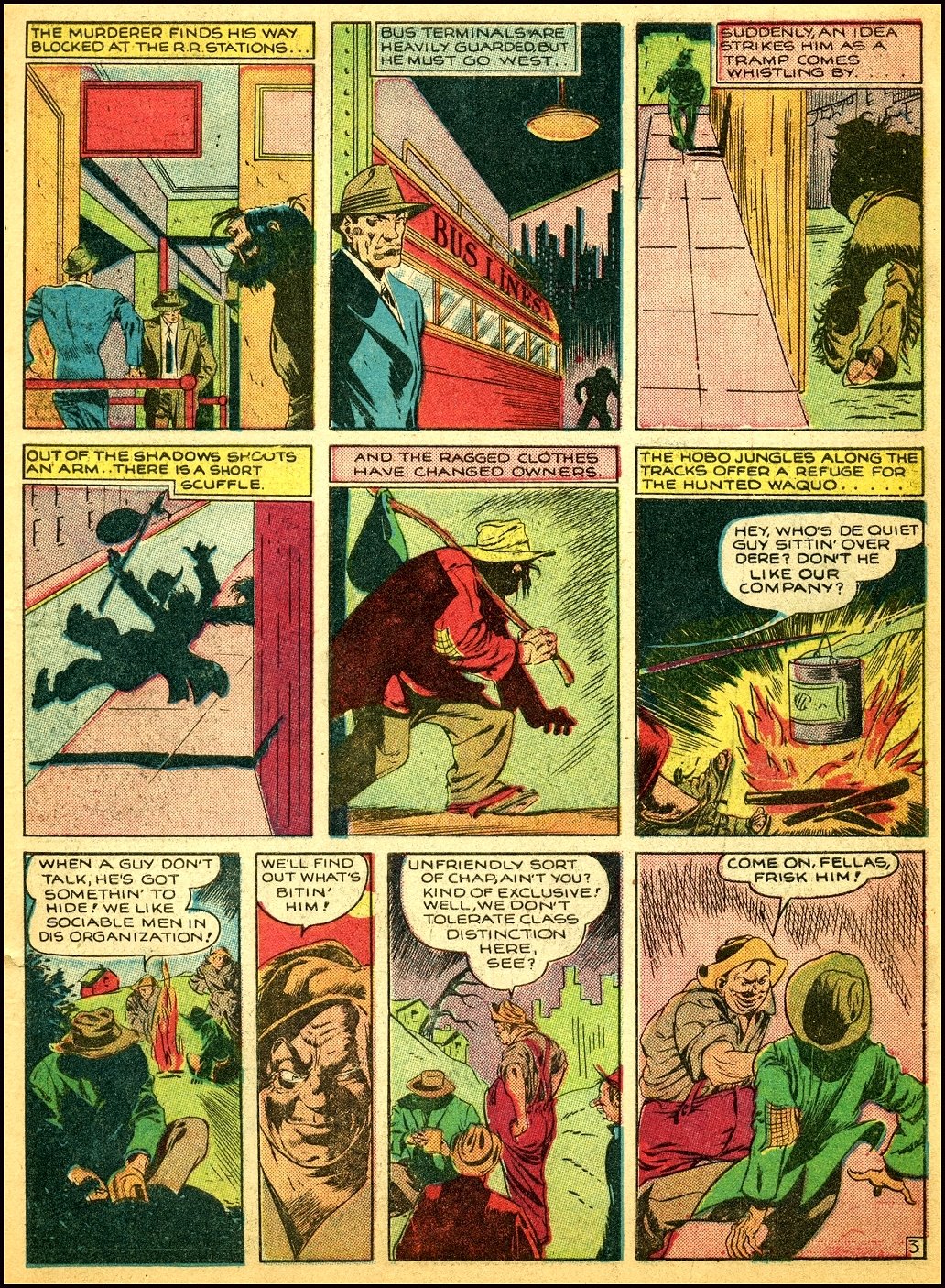Crack Comics #7 (Quality Comics), page 5. Public domain (US).