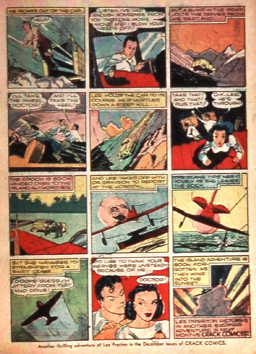 Crack Comics #7 (Quality Comics), page 43. Public domain (US).