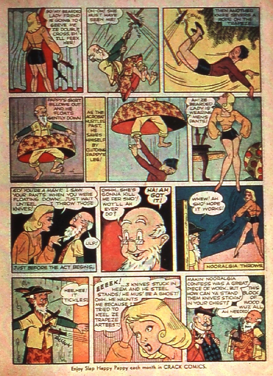 Crack Comics #7 (Quality Comics), page 45. Public domain (US).