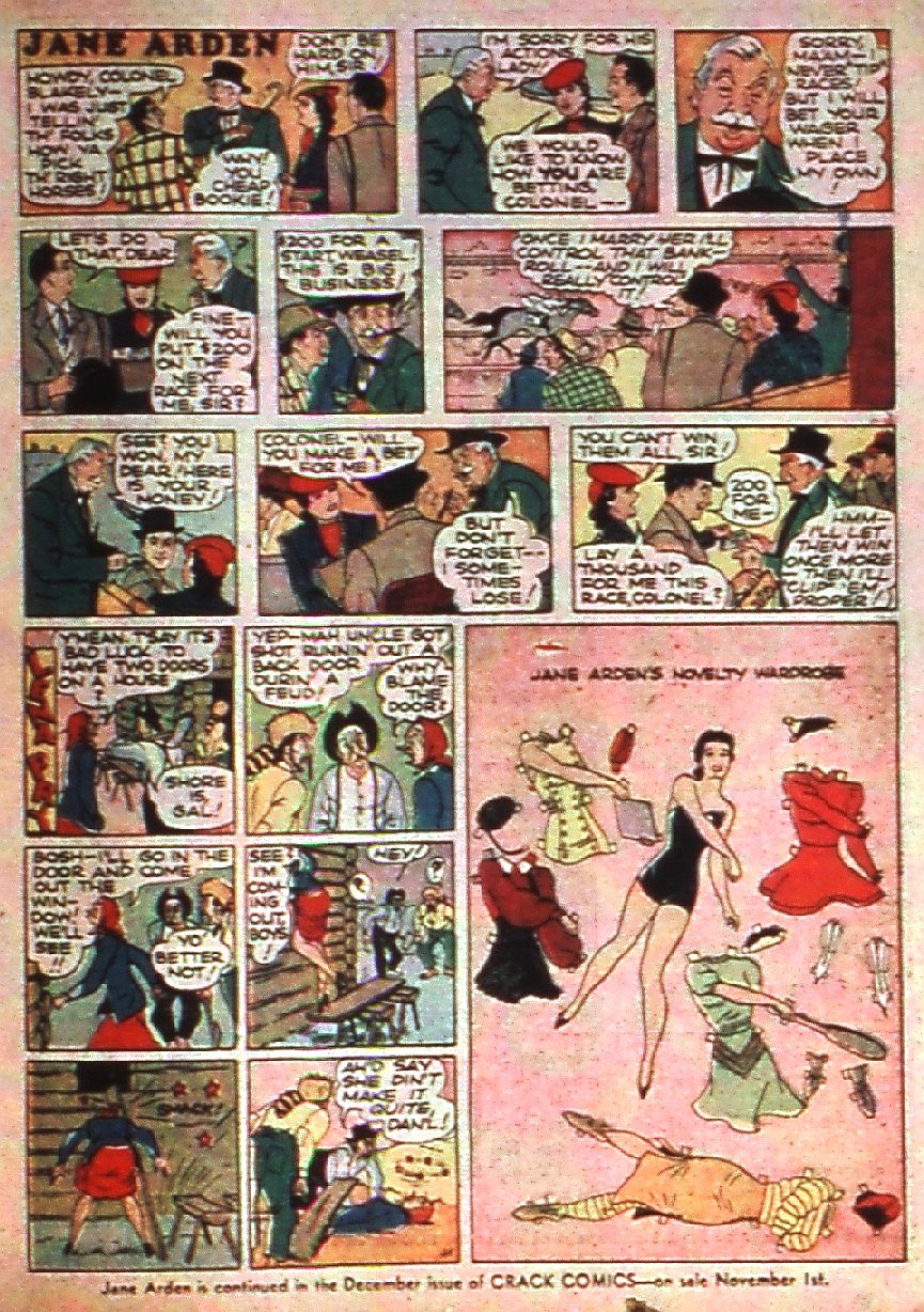 Crack Comics #7 (Quality Comics), page 49. Public domain (US).