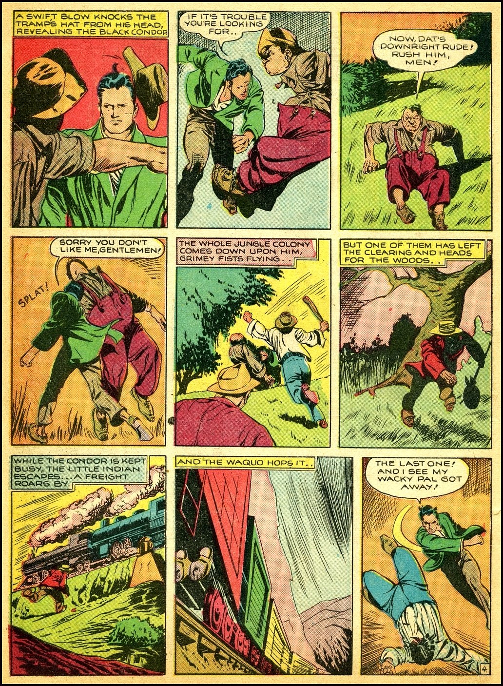 Crack Comics #7 (Quality Comics), page 6. Public domain (US).