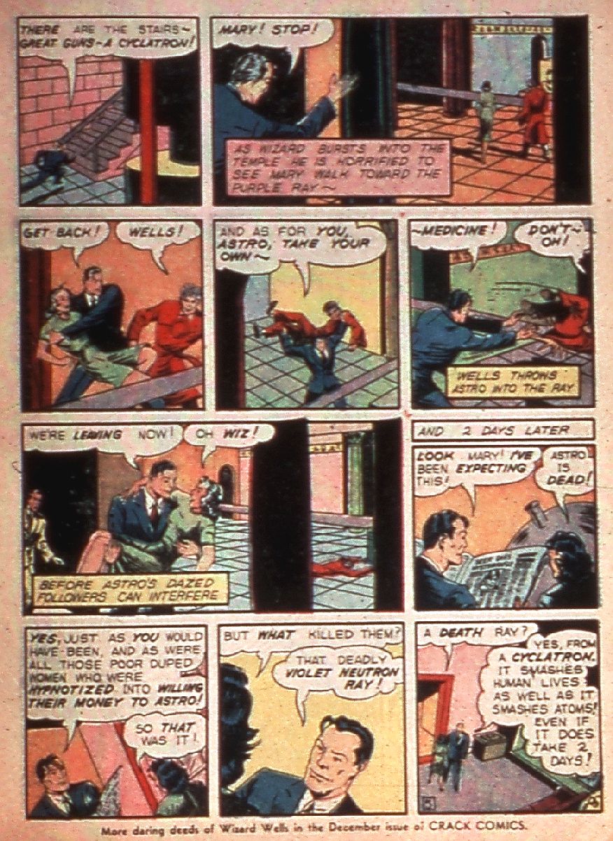 Crack Comics #7 (Quality Comics), page 57. Public domain (US).