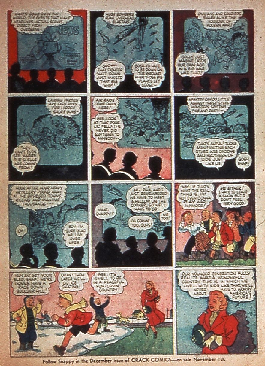 Crack Comics #7 (Quality Comics), page 59. Public domain (US).