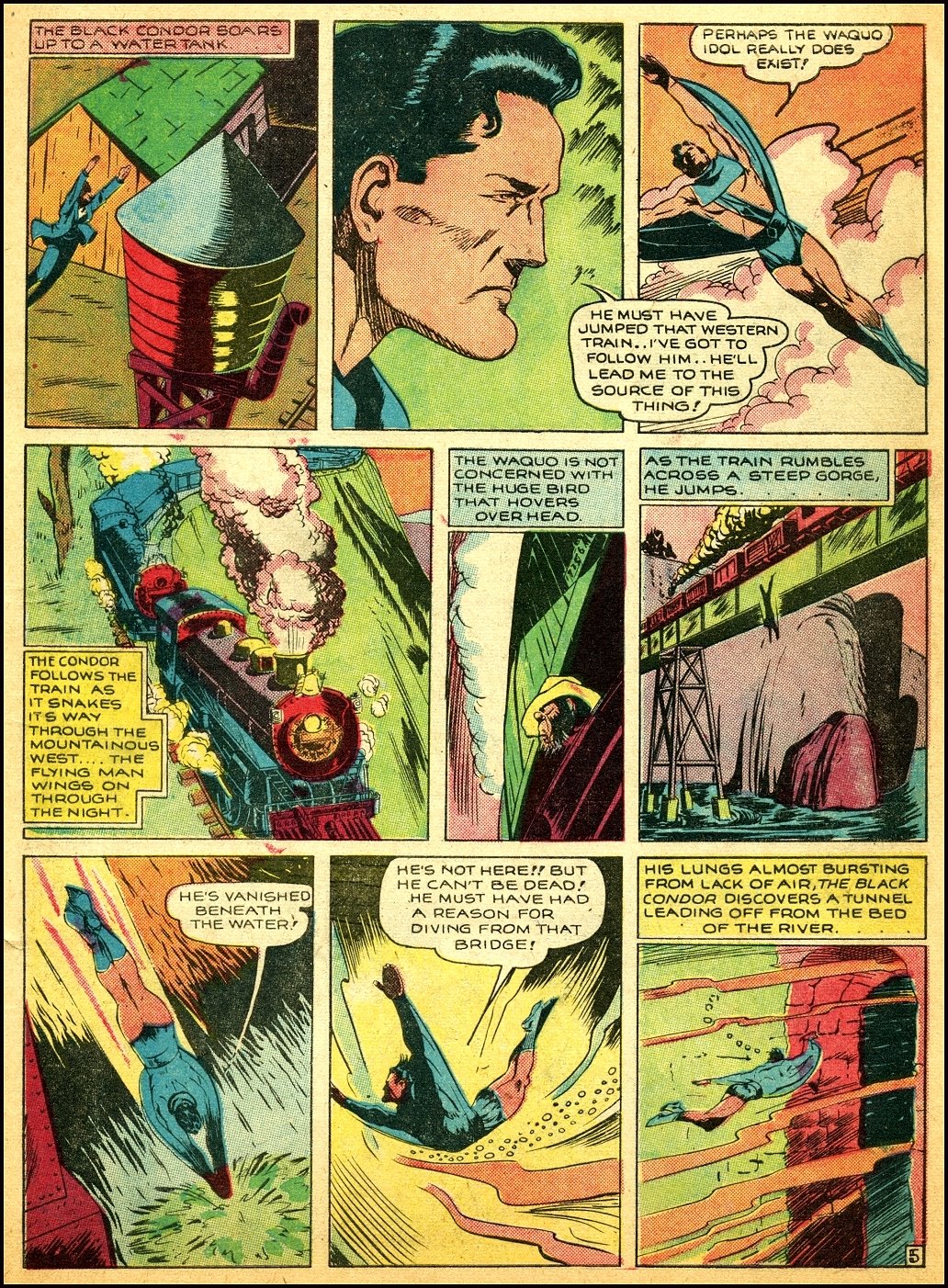 Crack Comics #7 (Quality Comics), page 7. Public domain (US).