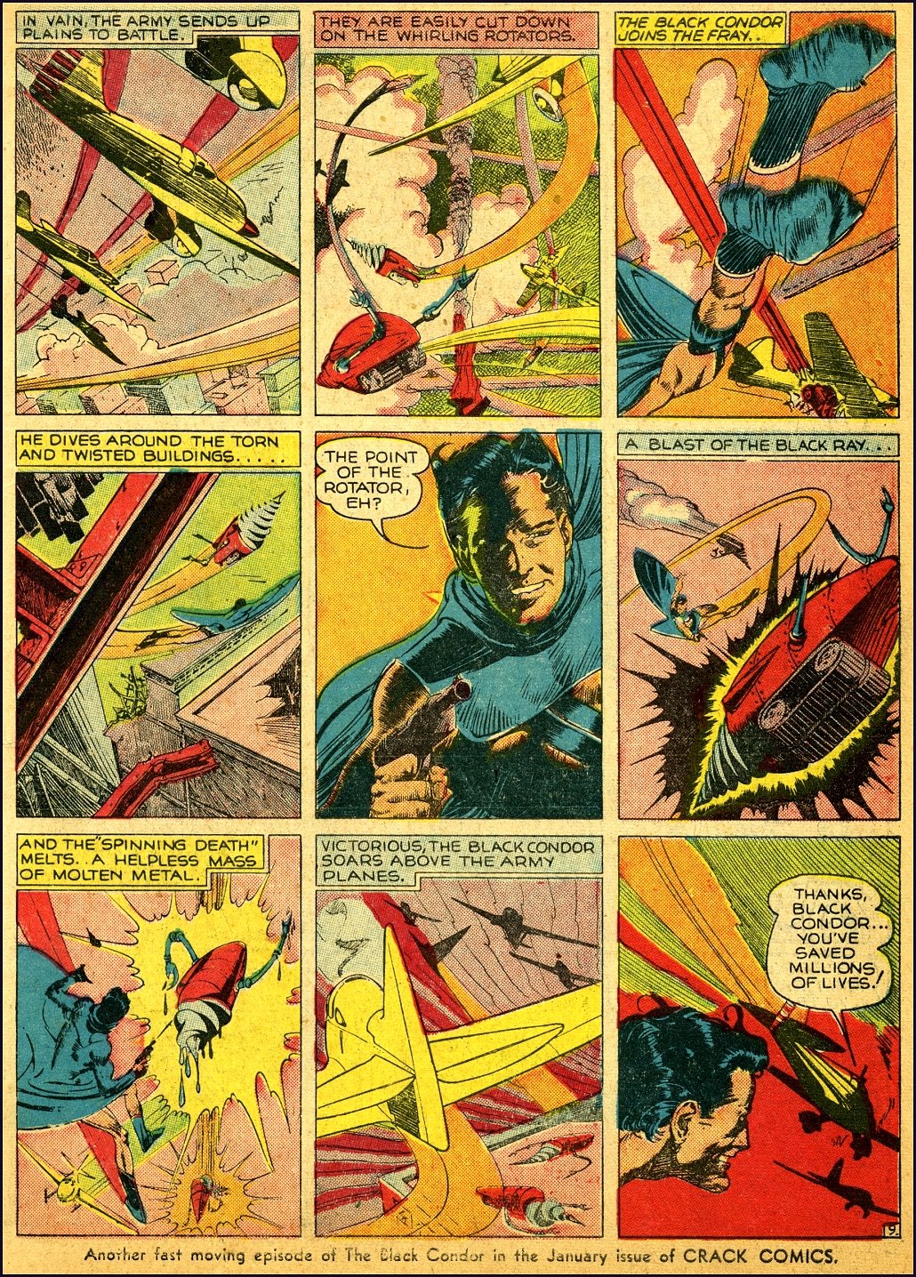 Crack Comics #8 (Quality Comics), page 11. Public domain (US).