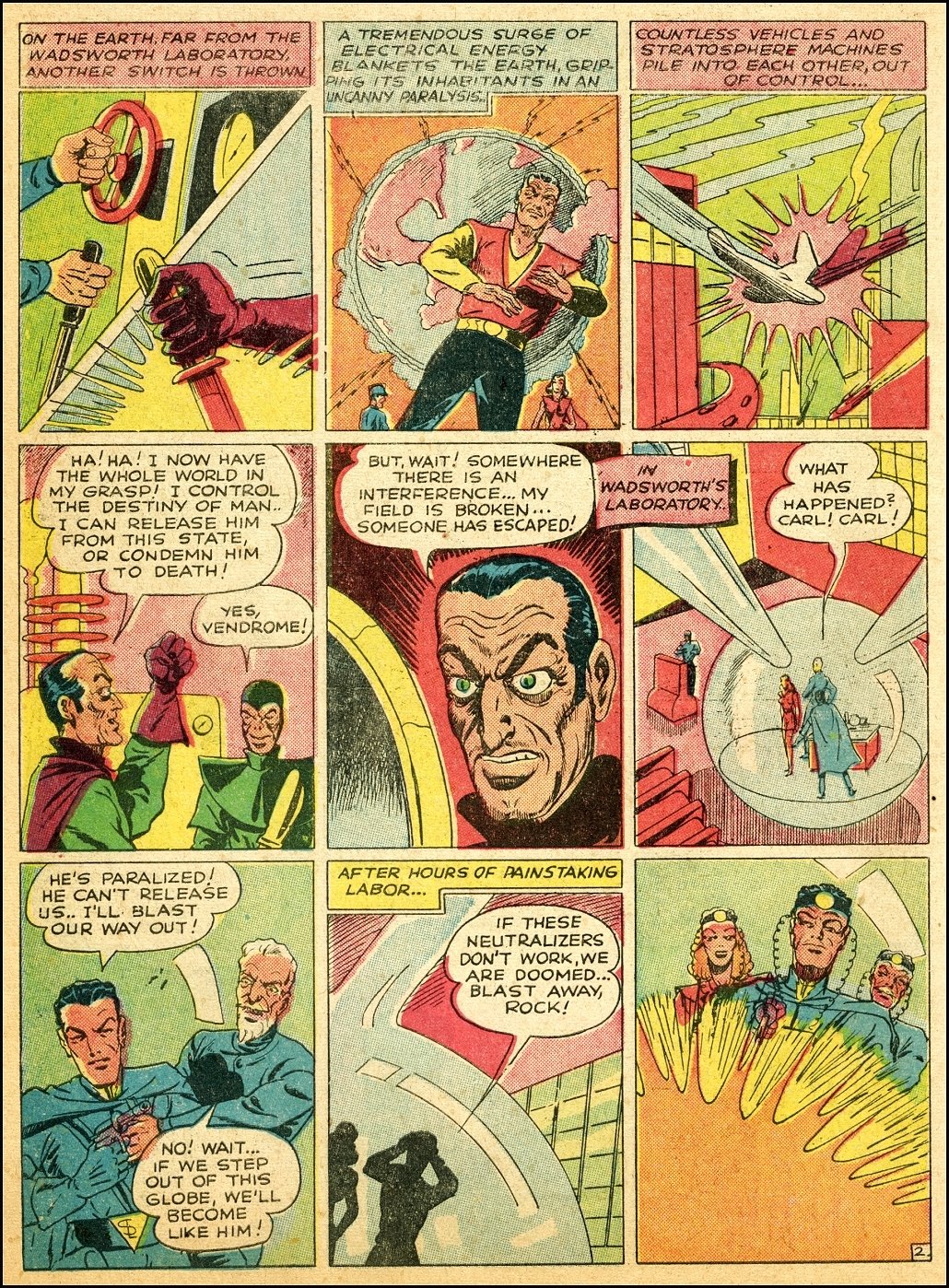 Crack Comics #8 (Quality Comics), page 16. Public domain (US).