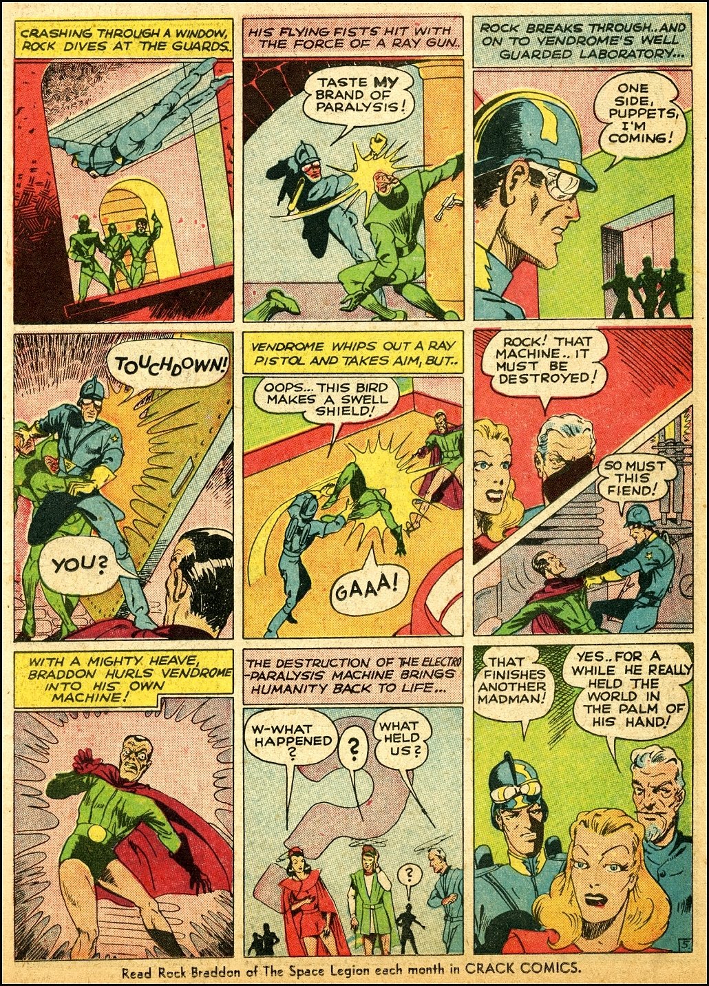 Crack Comics #8 (Quality Comics), page 19. Public domain (US).