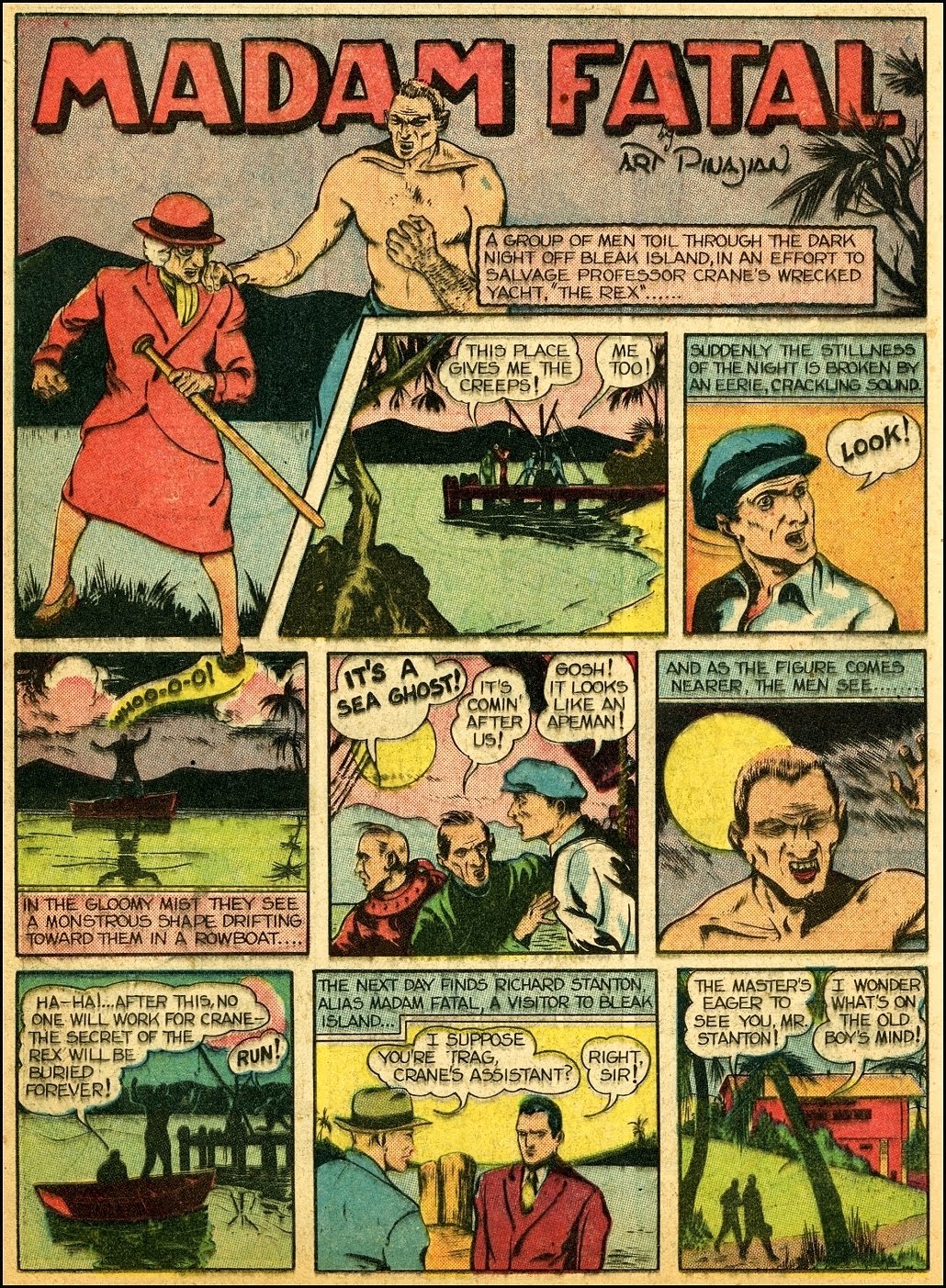 Crack Comics #8 (Quality Comics), page 20. Public domain (US).