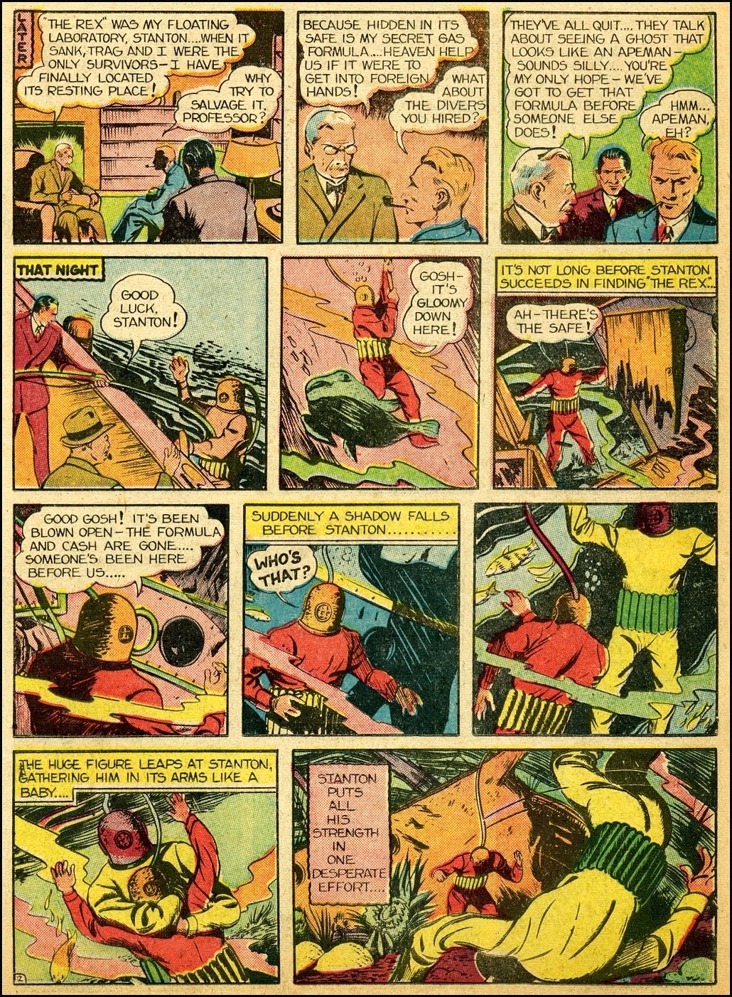 Crack Comics #8 (Quality Comics), page 21. Public domain (US).