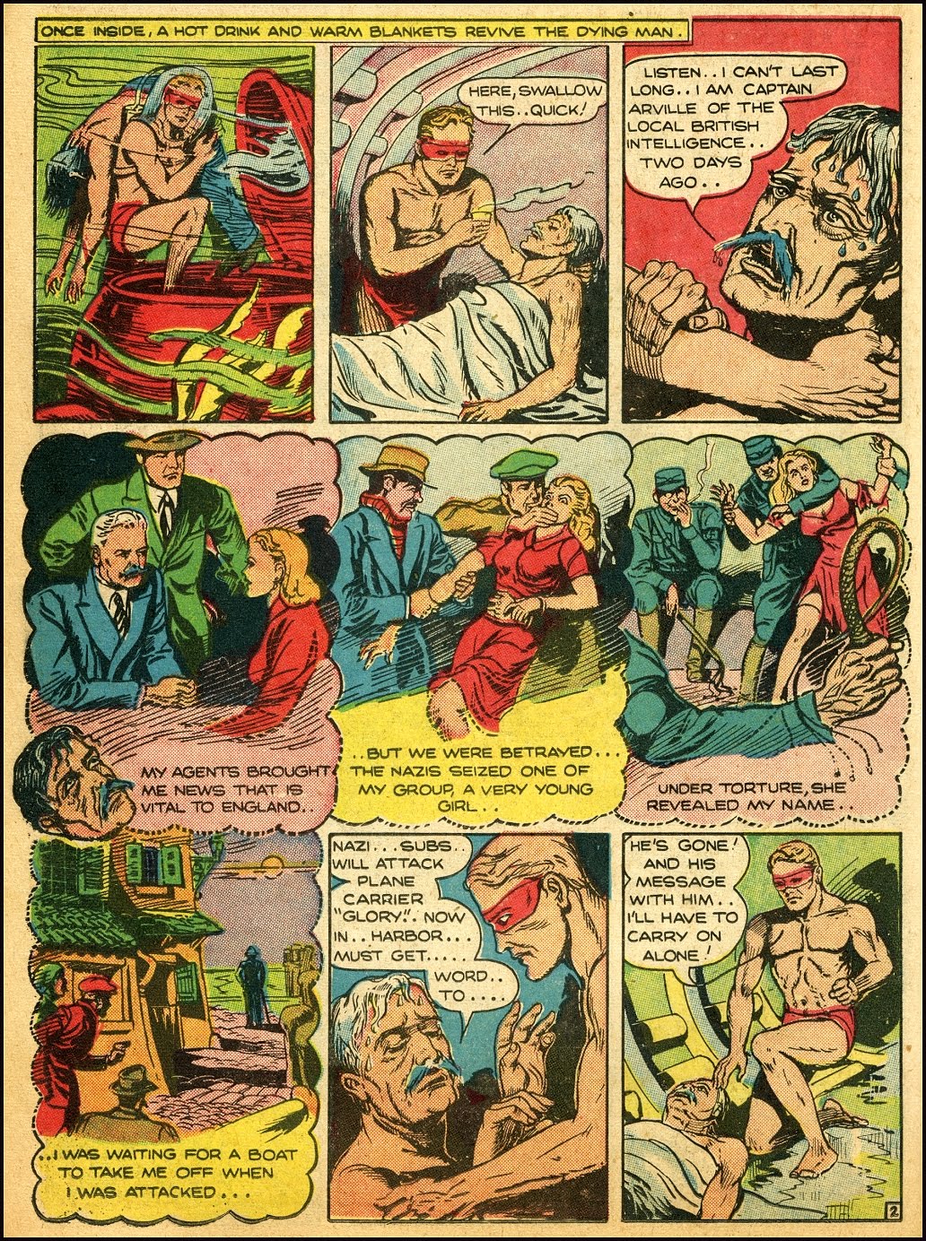 Crack Comics #8 (Quality Comics), page 26. Public domain (US).