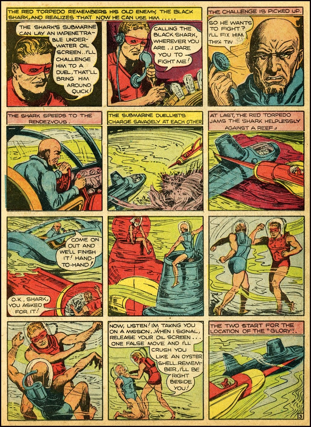 Crack Comics #8 (Quality Comics), page 27. Public domain (US).