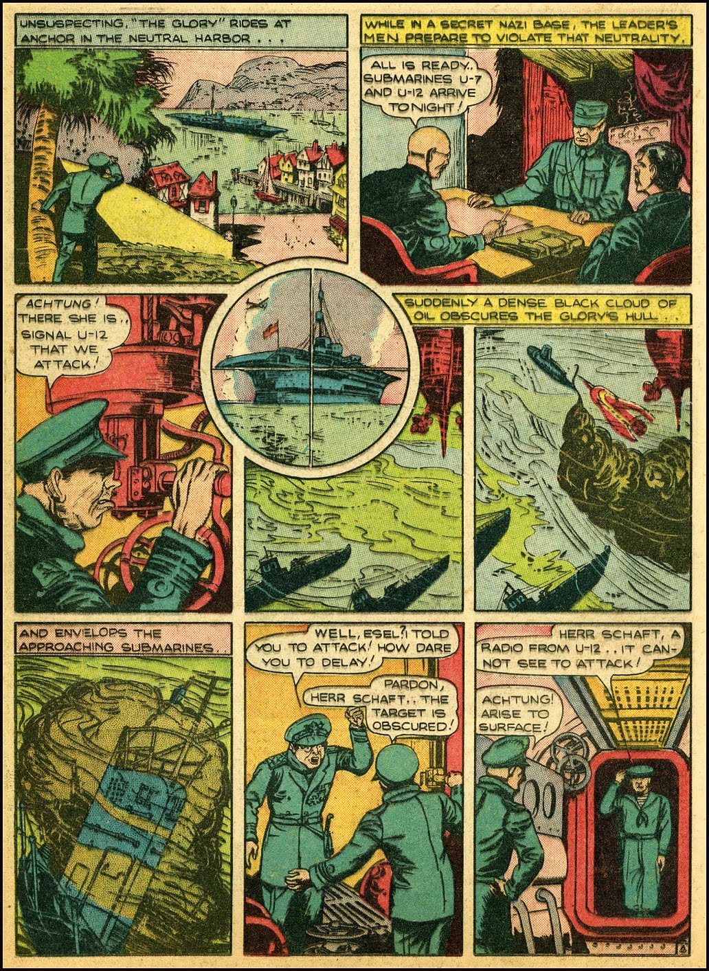 Crack Comics #8 (Quality Comics), page 28. Public domain (US).