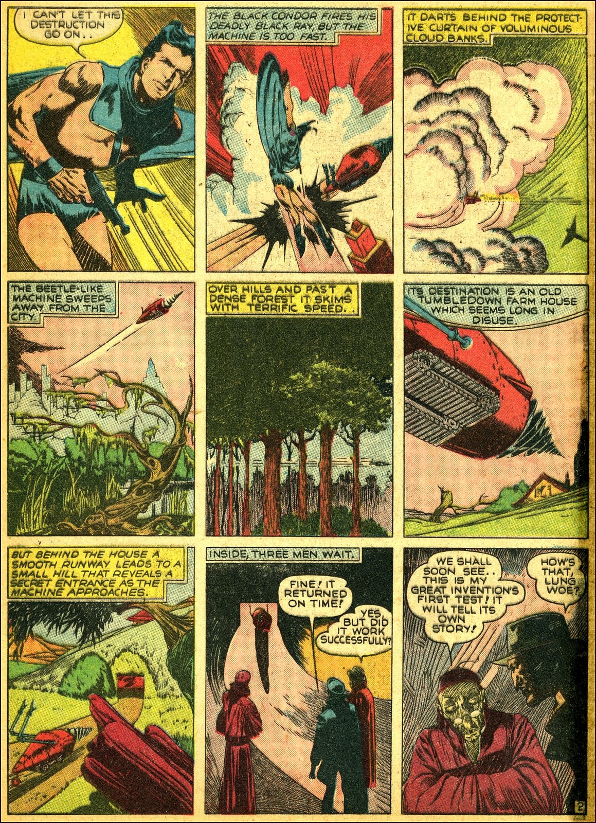 Crack Comics #8 (Quality Comics), page 4. Public domain (US).
