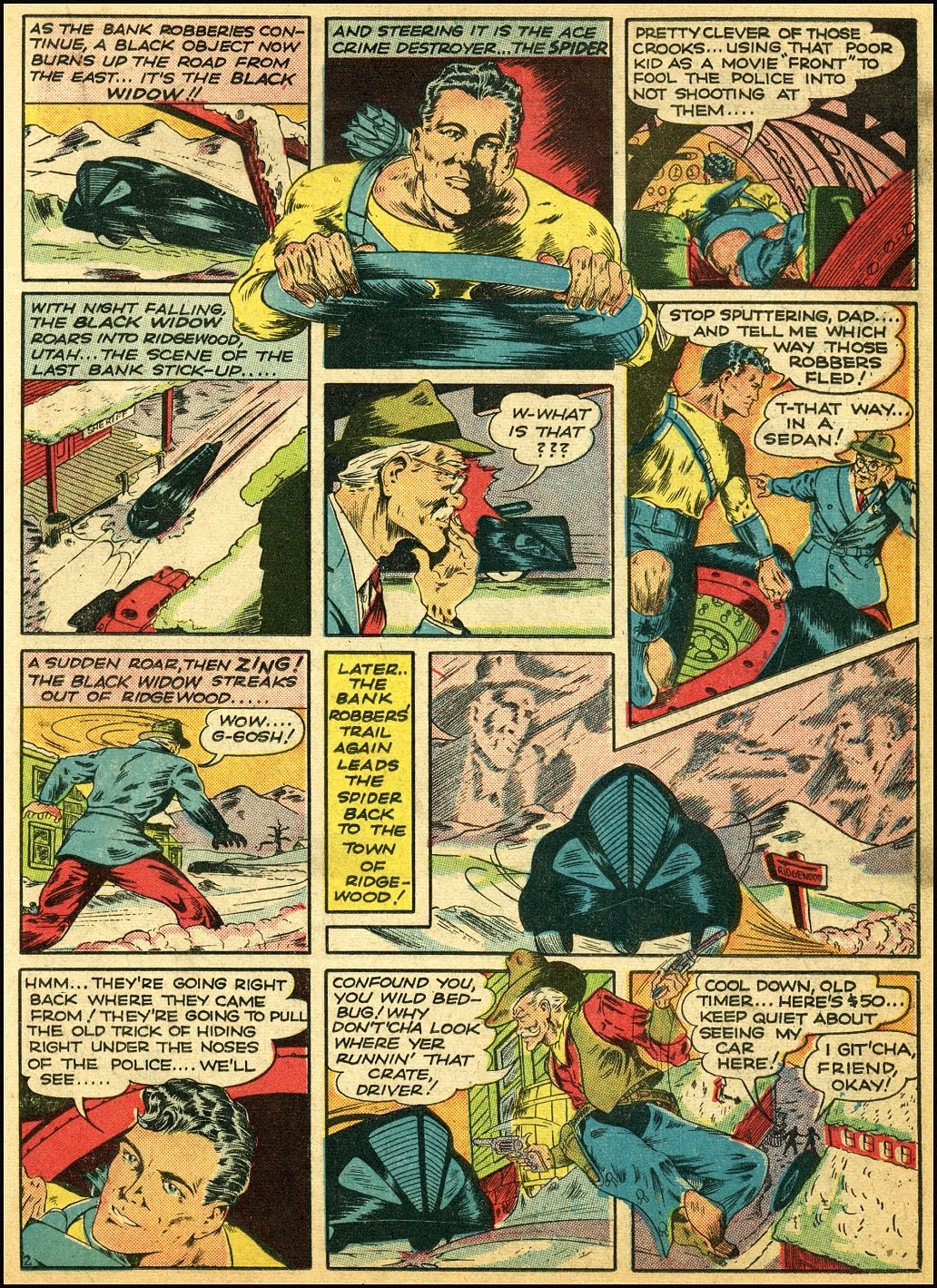 Crack Comics #8 (Quality Comics), page 35. Public domain (US).