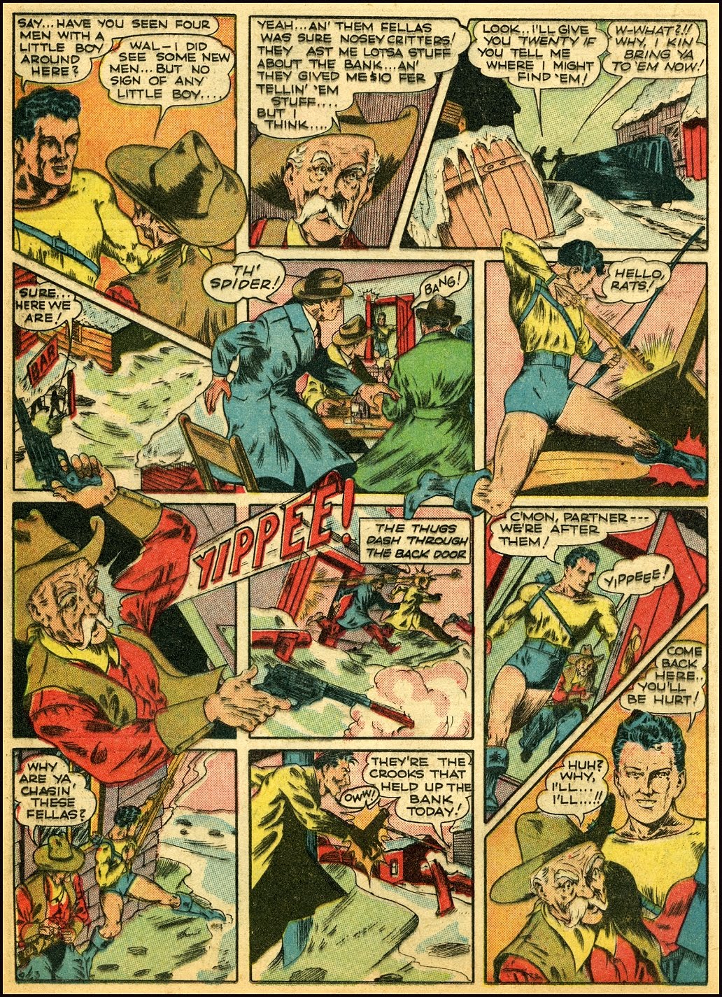 Crack Comics #8 (Quality Comics), page 36. Public domain (US).