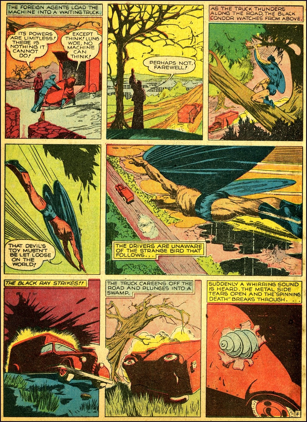 Crack Comics #8 (Quality Comics), page 6. Public domain (US).