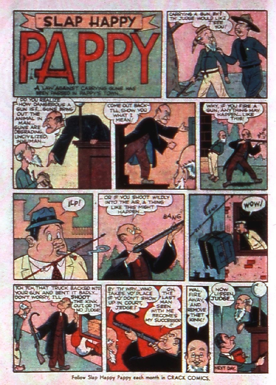 Crack Comics #8 (Quality Comics), page 52. Public domain (US).