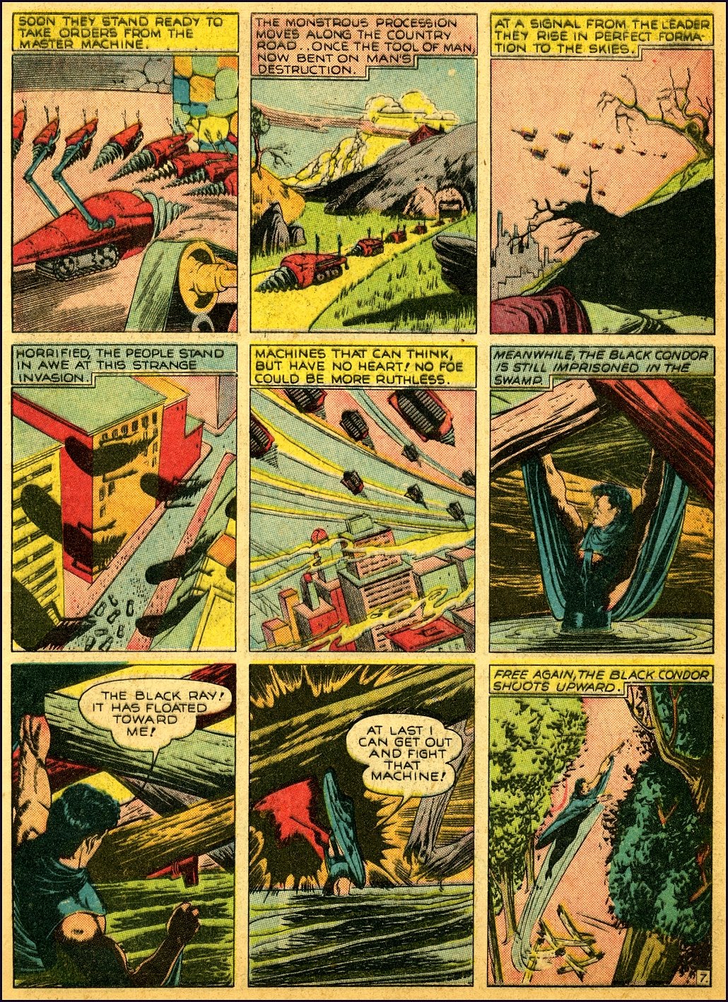 Crack Comics #8 (Quality Comics), page 9. Public domain (US).