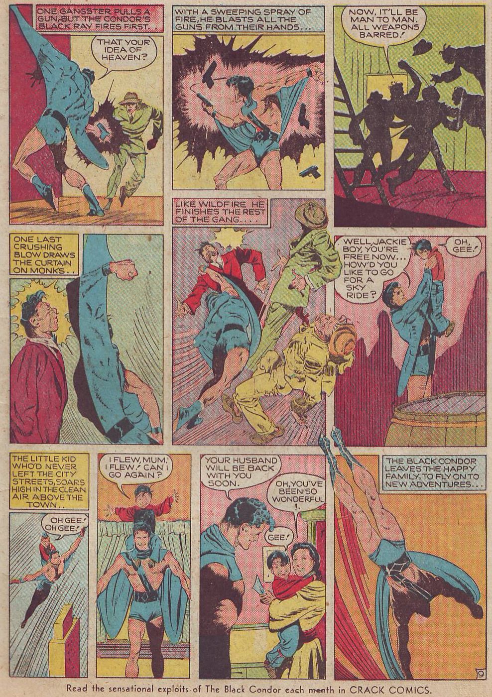 Crack Comics #9 (Quality Comics), page 11. Public domain (US).