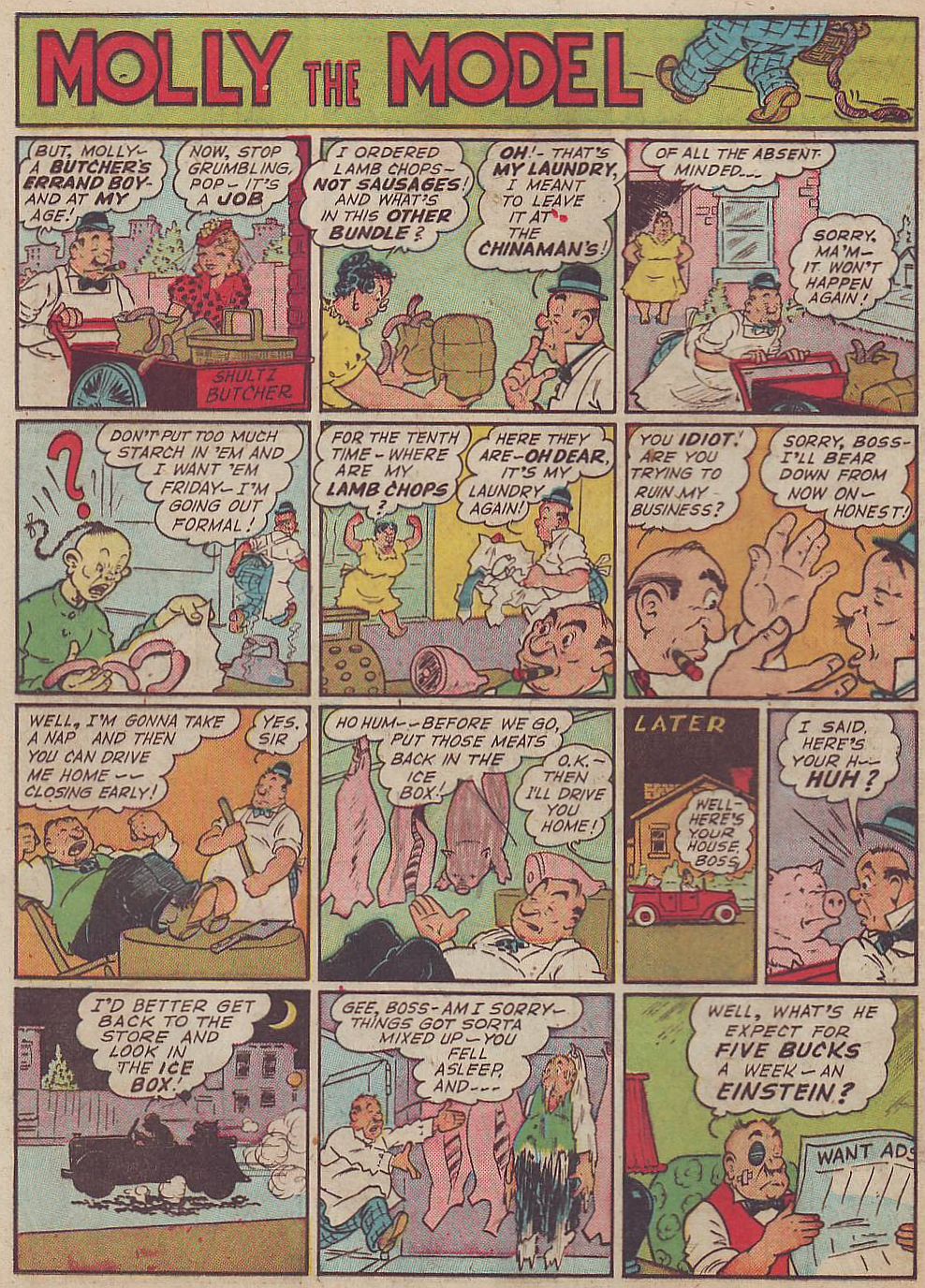 Crack Comics #9 (Quality Comics), page 12. Public domain (US).