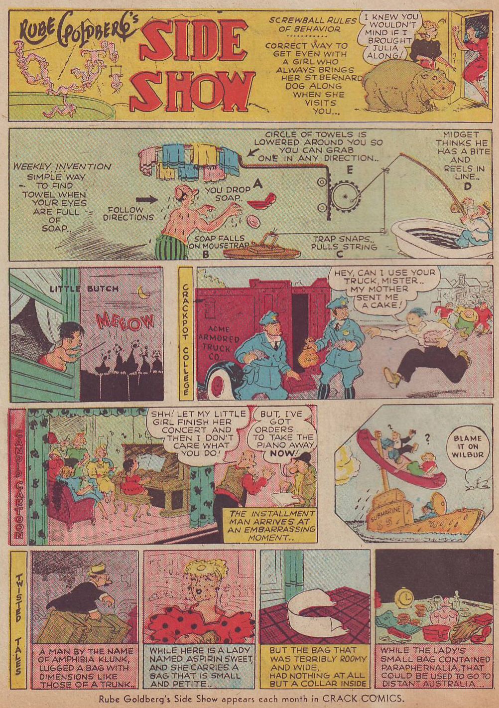 Crack Comics #9 (Quality Comics), page 14. Public domain (US).