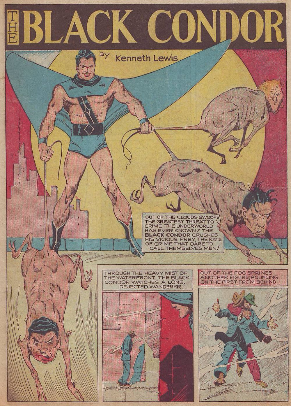 Crack Comics #9 (Quality Comics), page 3. Public domain (US).