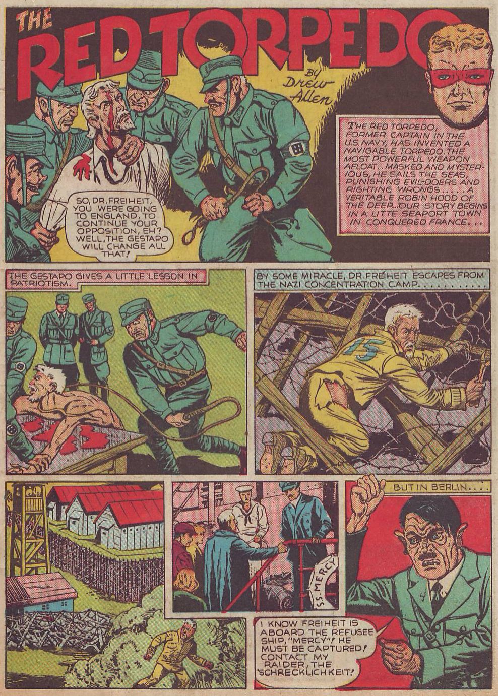 Crack Comics #9 (Quality Comics), page 25. Public domain (US).