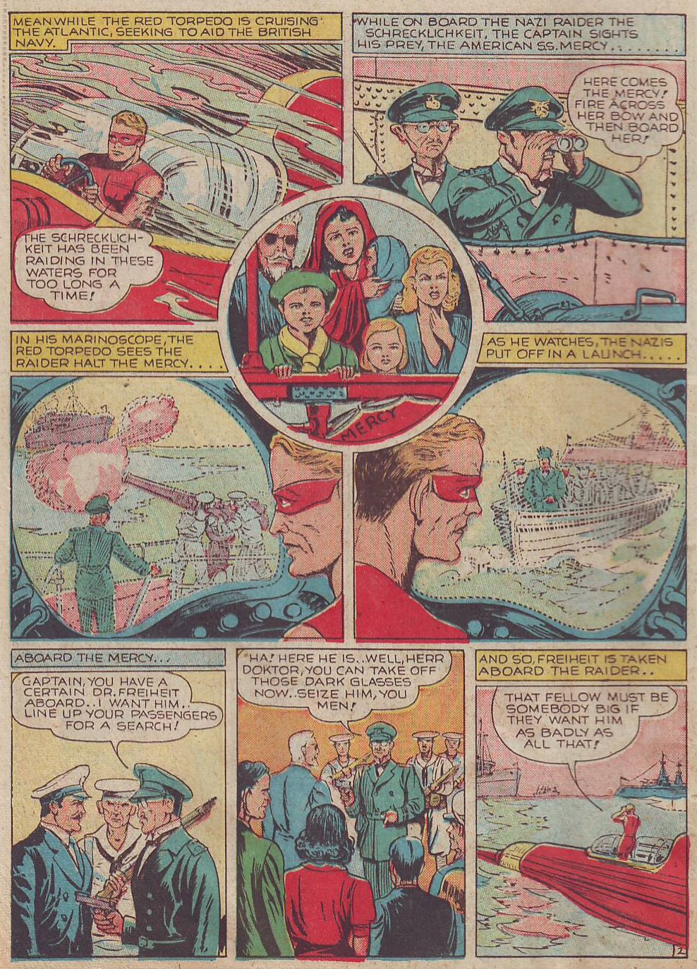 Crack Comics #9 (Quality Comics), page 26. Public domain (US).