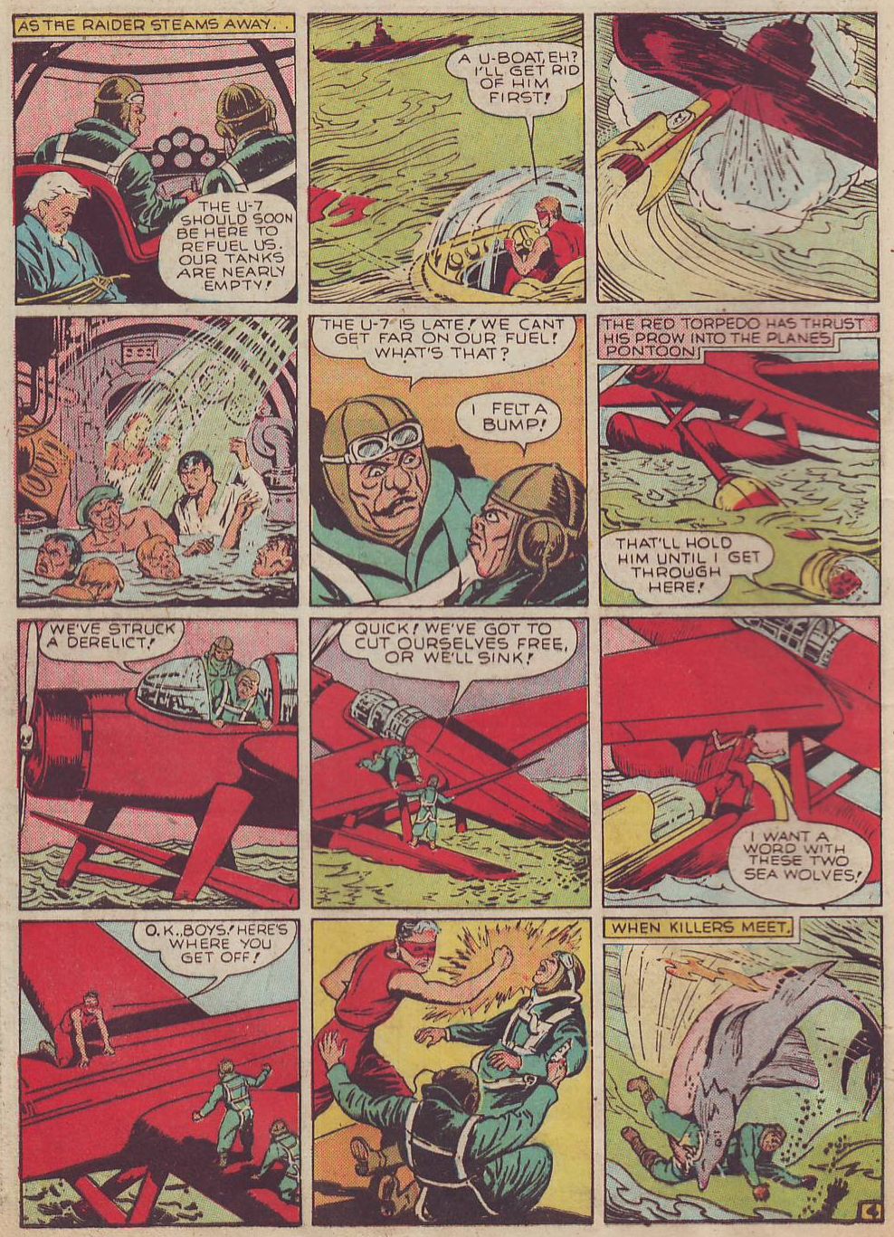 Crack Comics #9 (Quality Comics), page 28. Public domain (US).