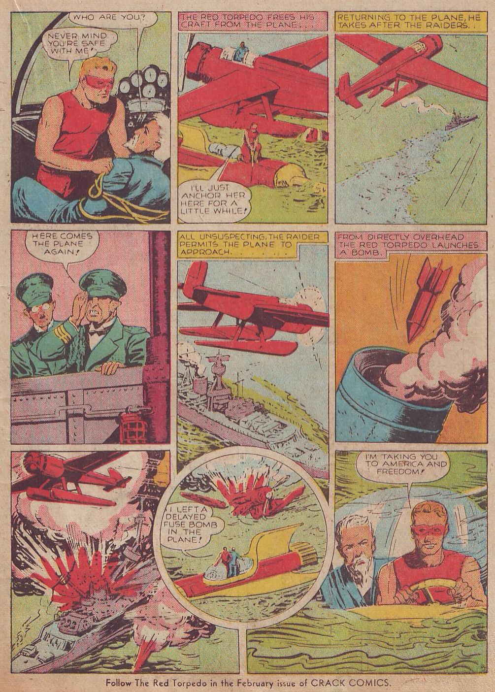 Crack Comics #9 (Quality Comics), page 29. Public domain (US).