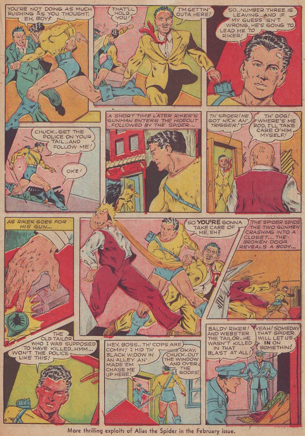 Crack Comics #9 (Quality Comics), page 39. Public domain (US).