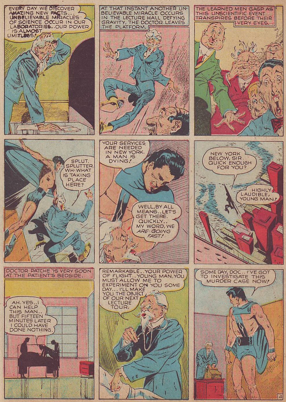 Crack Comics #9 (Quality Comics), page 6. Public domain (US).