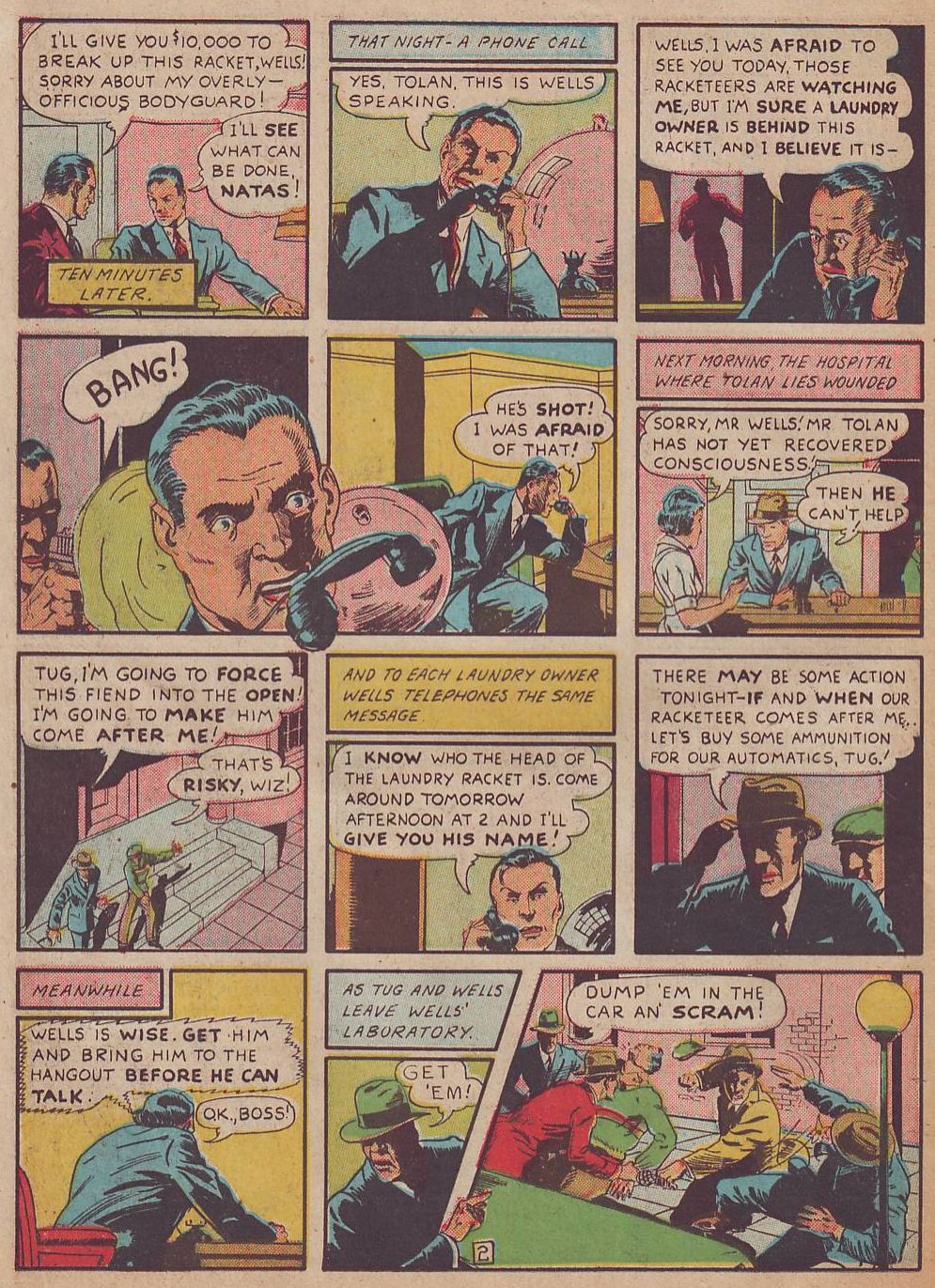 Crack Comics #9 (Quality Comics), page 54. Public domain (US).