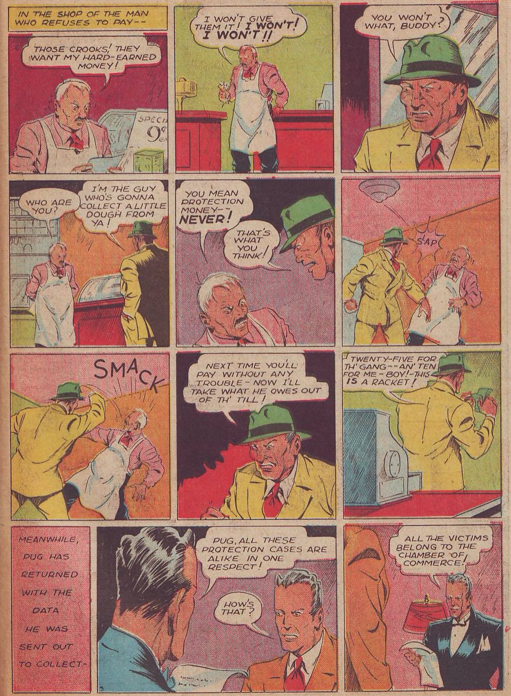 Crack Comics #9 (Quality Comics), page 61. Public domain (US).