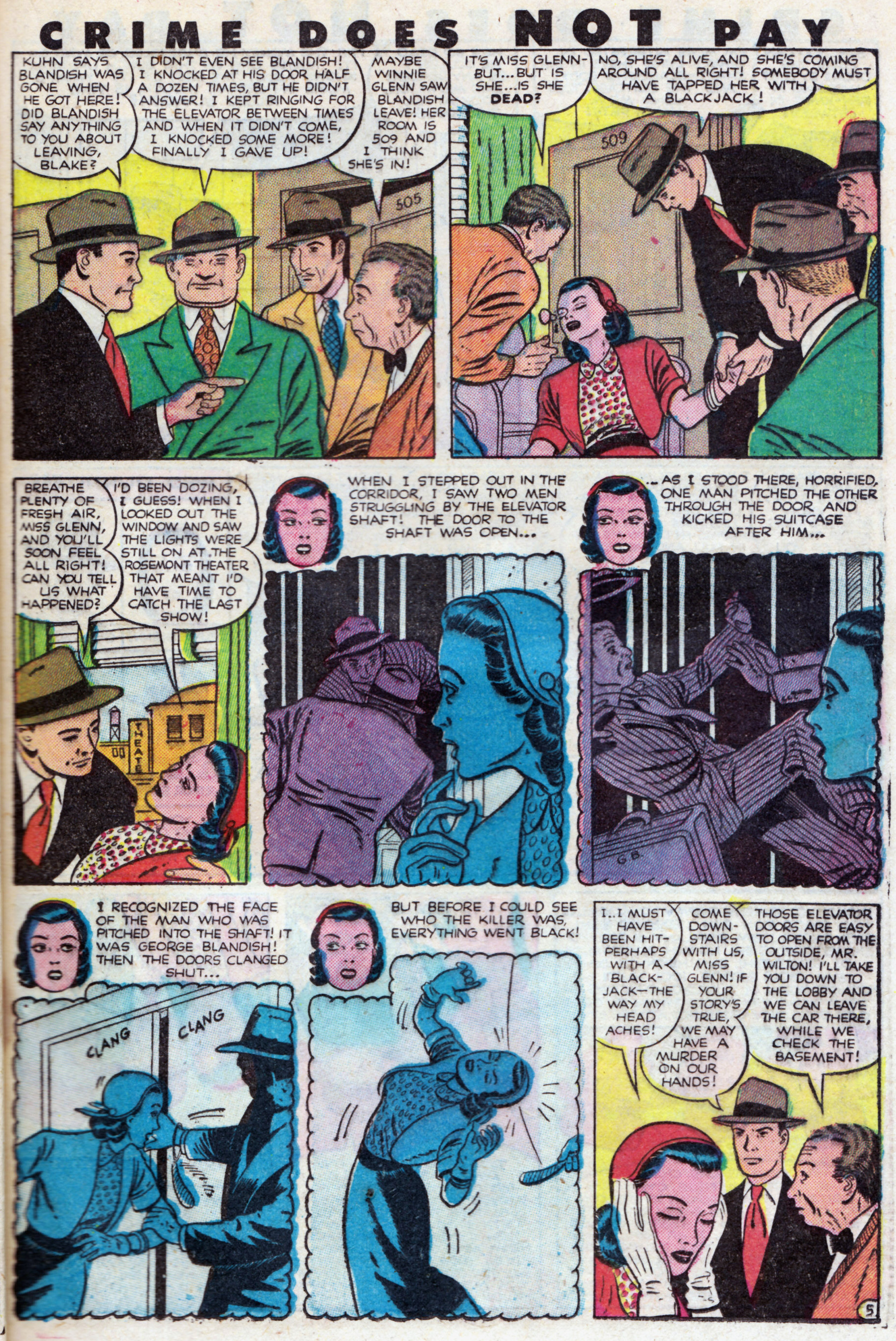 Crime Does Not Pay #103 (Lev Gleason), page 21. Public domain (US).