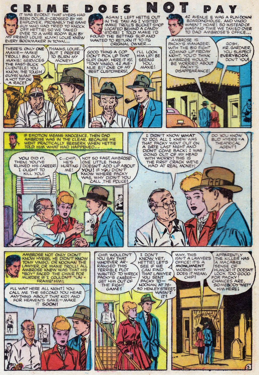 Crime Does Not Pay #103 (Lev Gleason), page 32. Public domain (US).