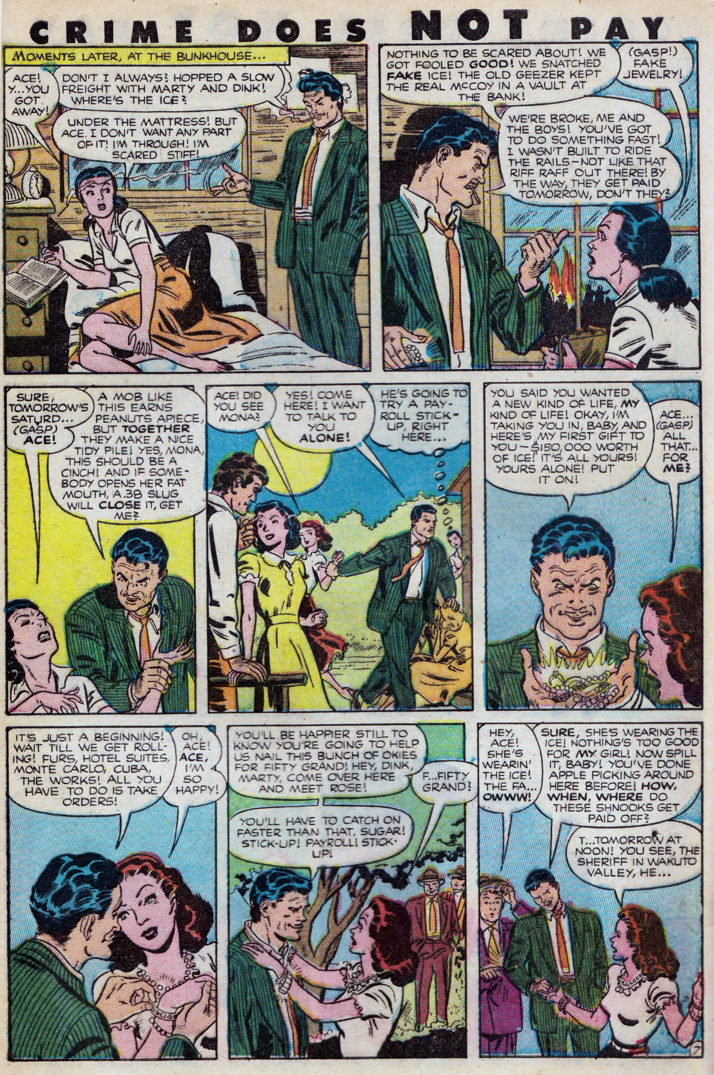 Crime Does Not Pay #103 (Lev Gleason), page 45. Public domain (US).