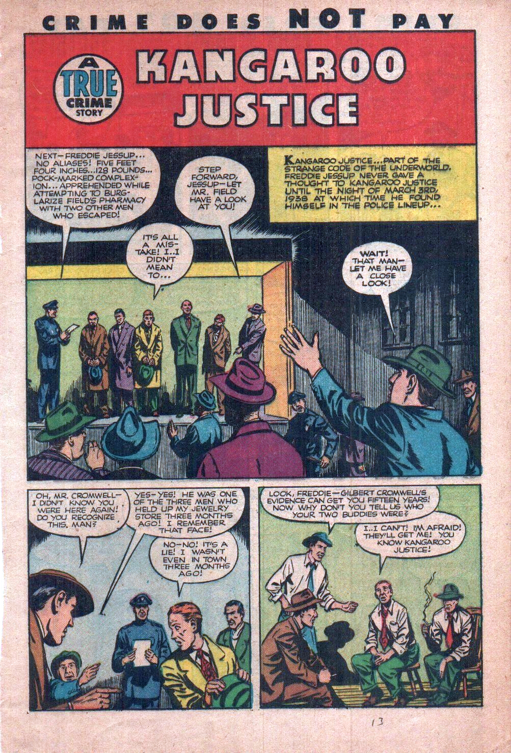 Crime Does Not Pay #112 (Lev Gleason), page 13. Public domain (US).