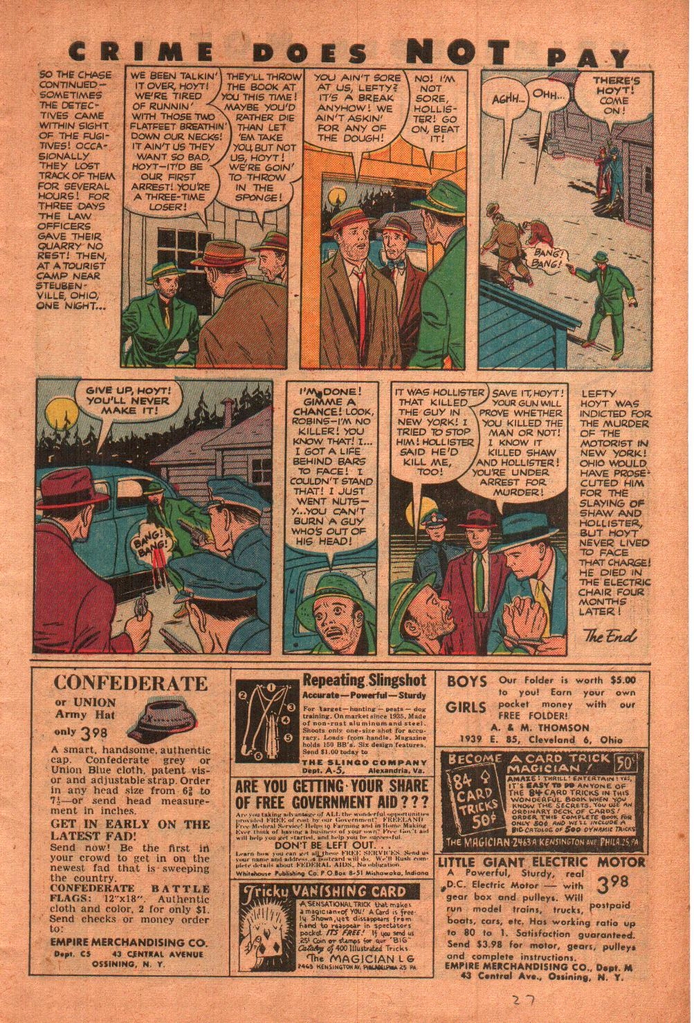 Crime Does Not Pay #112 (Lev Gleason), page 27. Public domain (US).