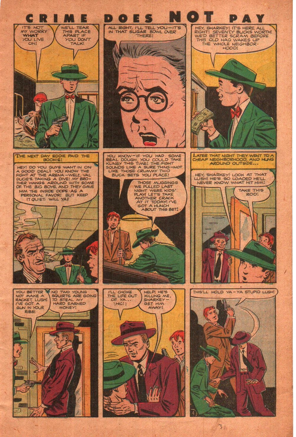 Crime Does Not Pay #112 (Lev Gleason), page 31. Public domain (US).