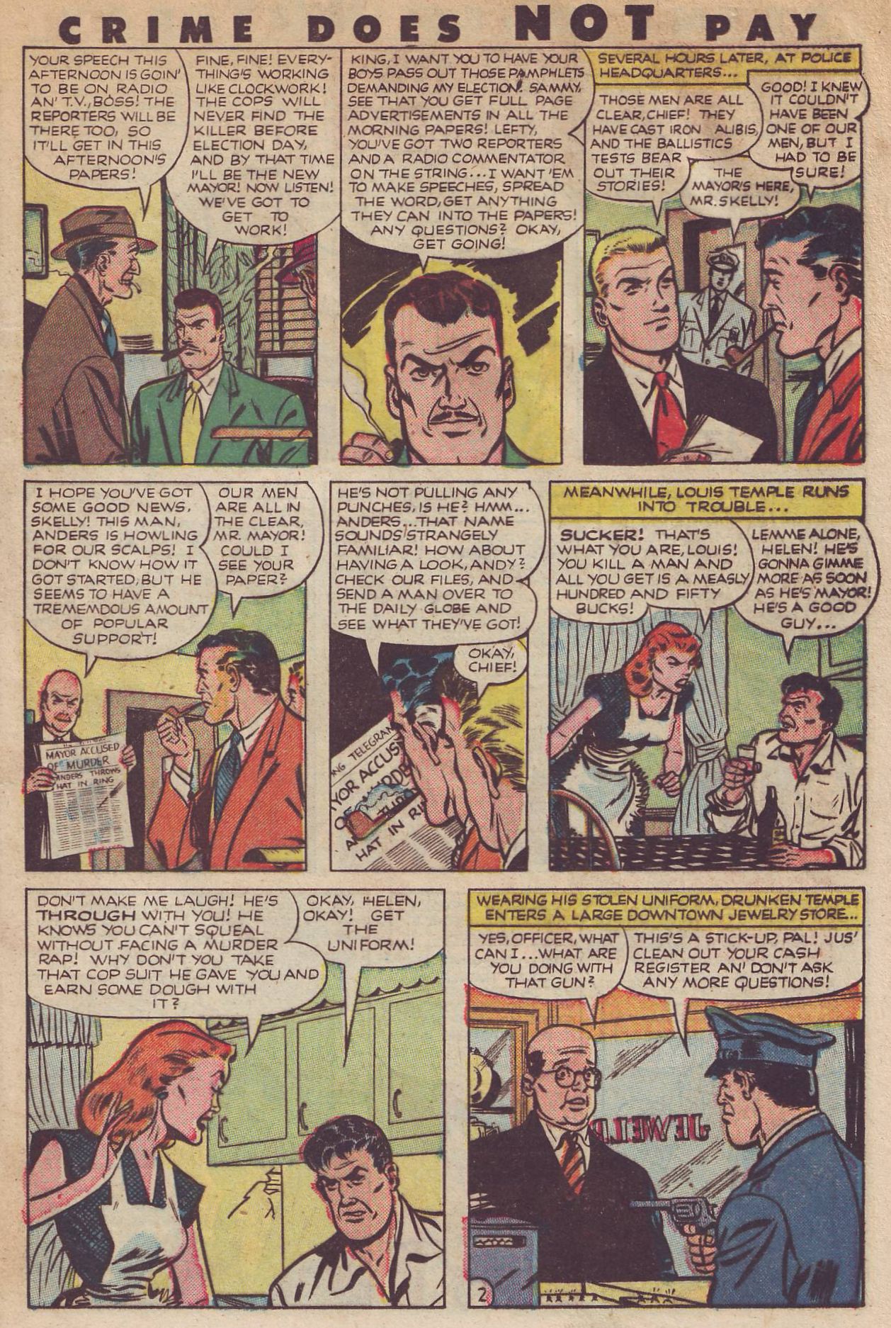Crime Does Not Pay #115 (Lev Gleason), page 25. Public domain (US).
