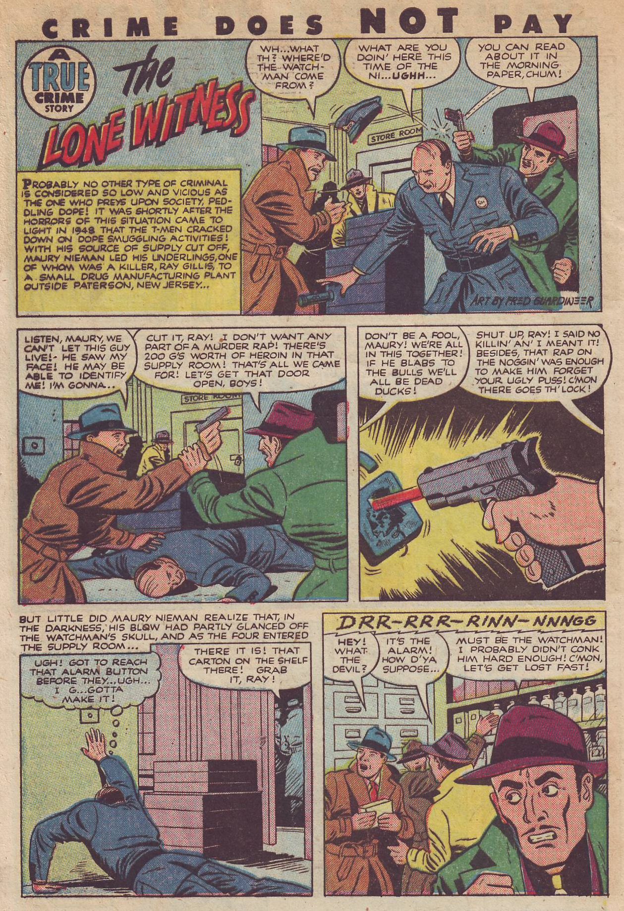 Crime Does Not Pay #115 (Lev Gleason), page 28. Public domain (US).