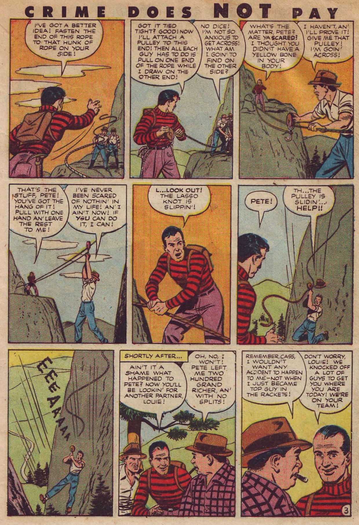 Crime Does Not Pay #115 (Lev Gleason), page 5. Public domain (US).